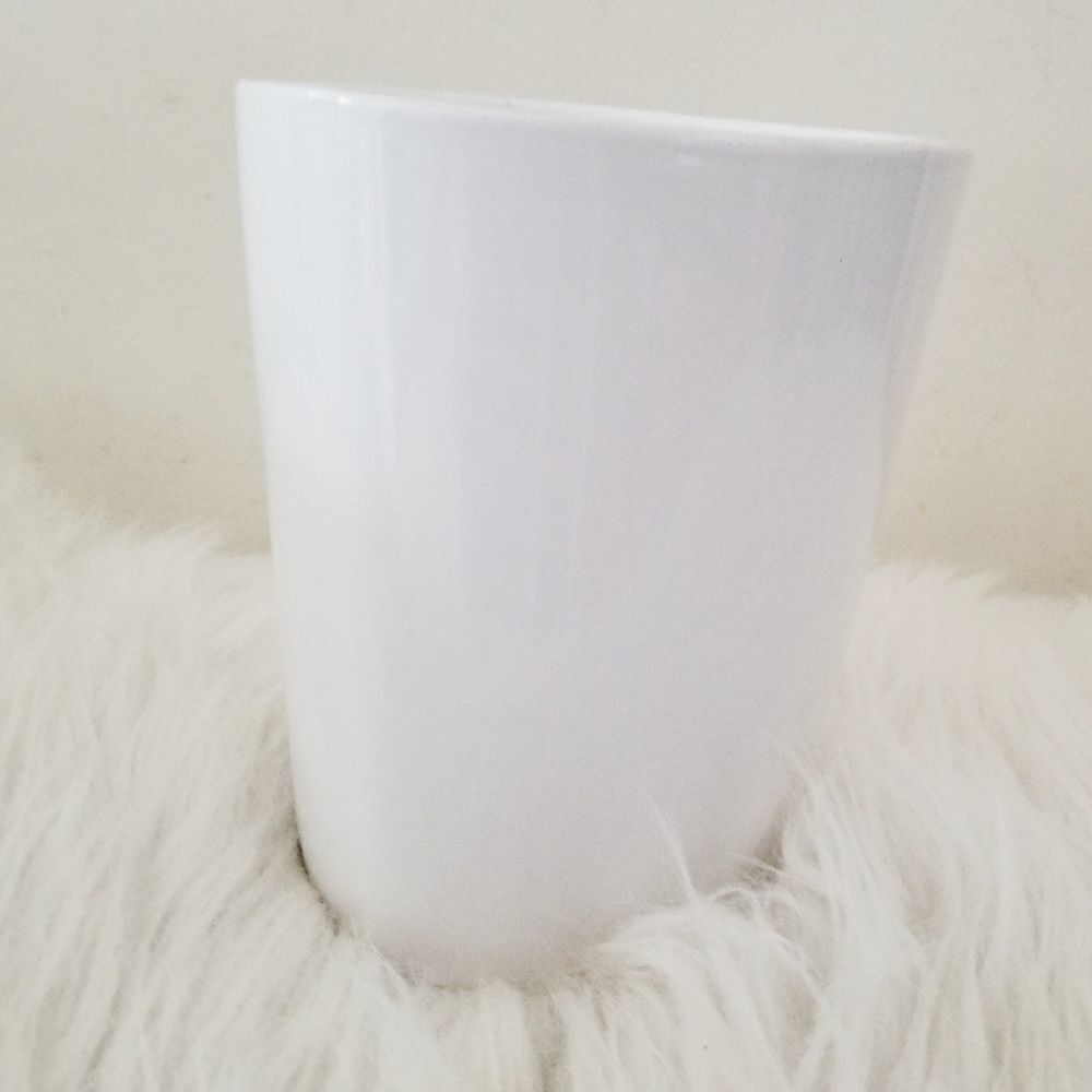 Mid-century milkglass vase farmhouse style